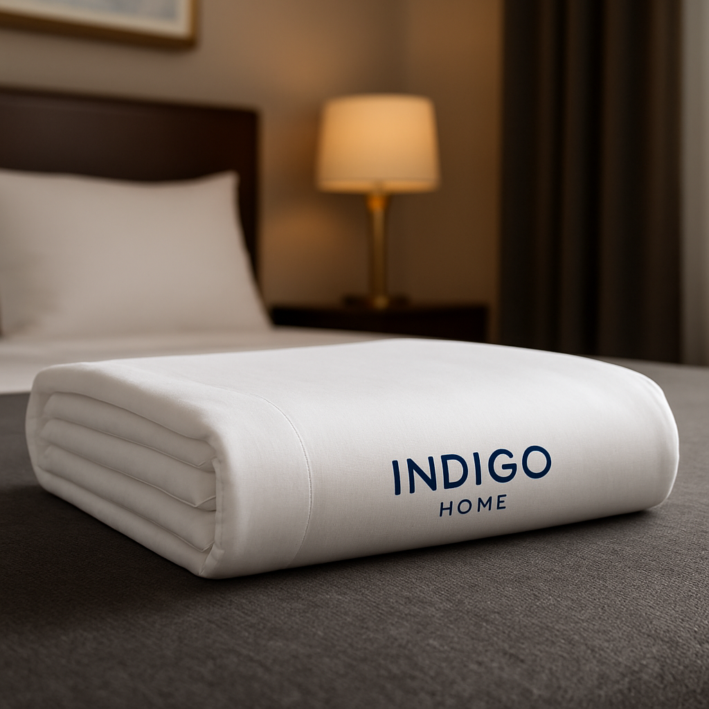 Cotton White Double Bedsheet